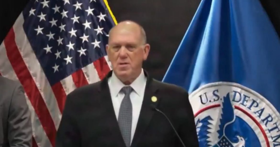 WATCH: Border Czar Tom Homan Announces End to Operation Metro Surge in Minnesota, After Weeks of Violent Leftist Protests