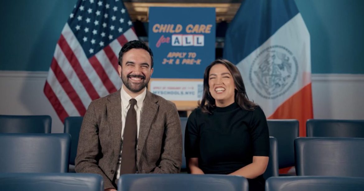 Radical Socialists AOC and Zohran Mamdani Team Up to Promote FREE DAYCARE for Illegal Aliens in All-Spanish Video — ‘America Last’ Agenda on Full Display!