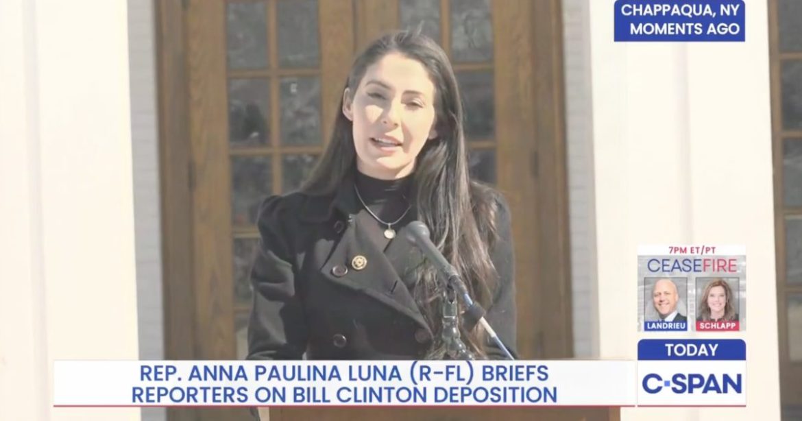 Rep. Luna Believes Jeffrey Epstein Was Running an Intelligence-Gathering ‘Honey Pot’ Operation Based on New Testimony