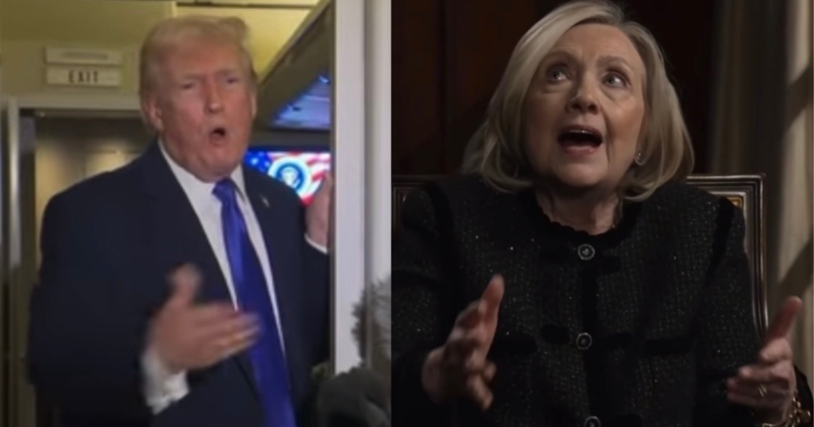 “I’ve Been Totally Exonerated… She Seriously Has Trump Derangement Syndrome” – Trump Responds to Hillary Clinton Saying the Clintons are Under Fire for Epstein Ties Only to “Divert Attention from Trump” (VIDEO)