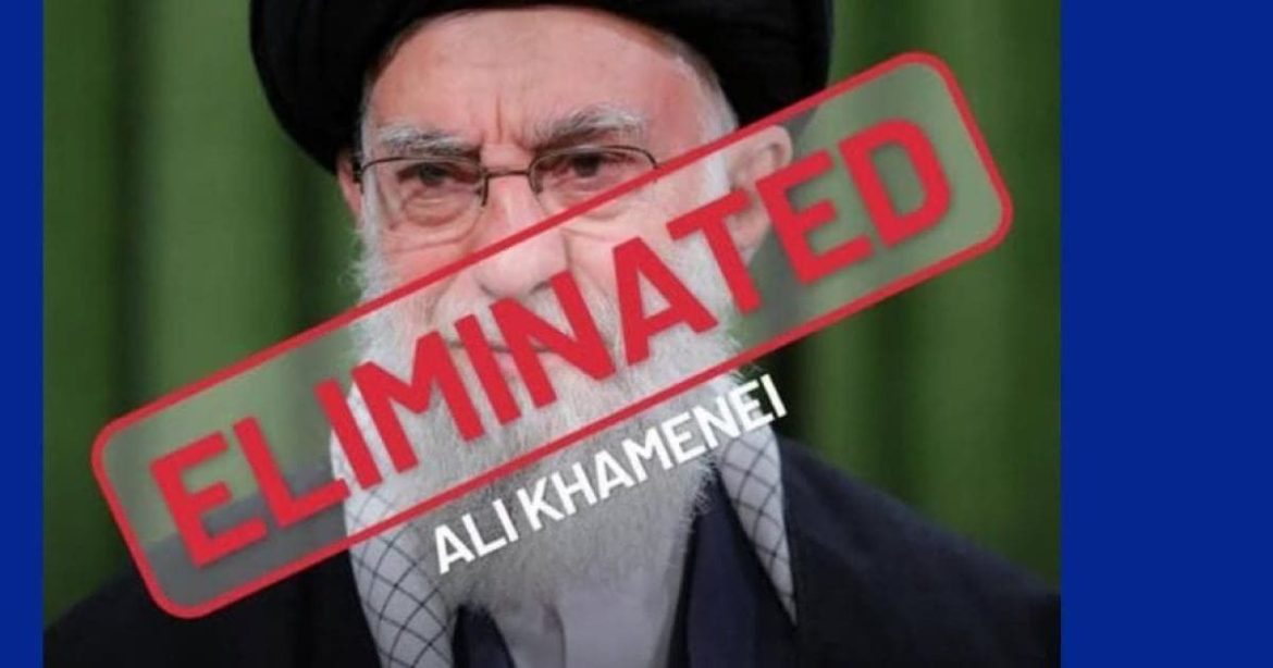 UK Islamic Centre’s “Silent Vigil” for Khamenei Overwhelmed by Hundreds of Iranians Cheering the Brutal Tyrant’s Death with Posters of Donald Trump