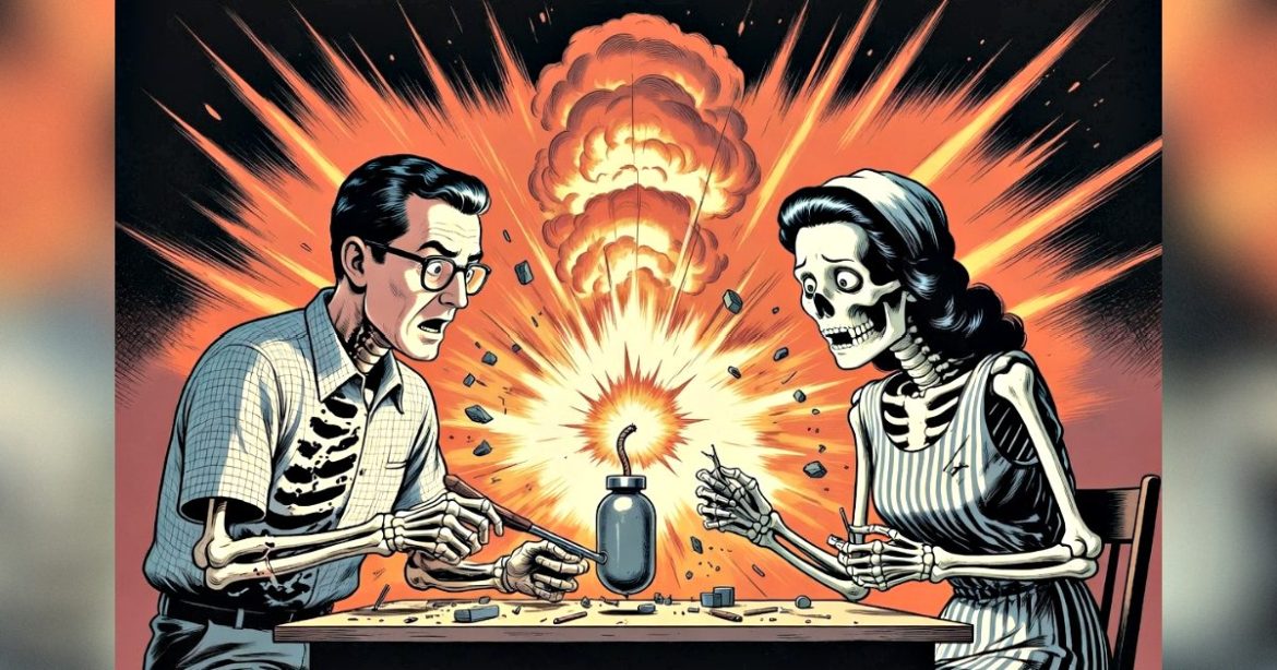 Anarchist Couple Die in Rome, After the BOMB They Were Assembling Goes Off