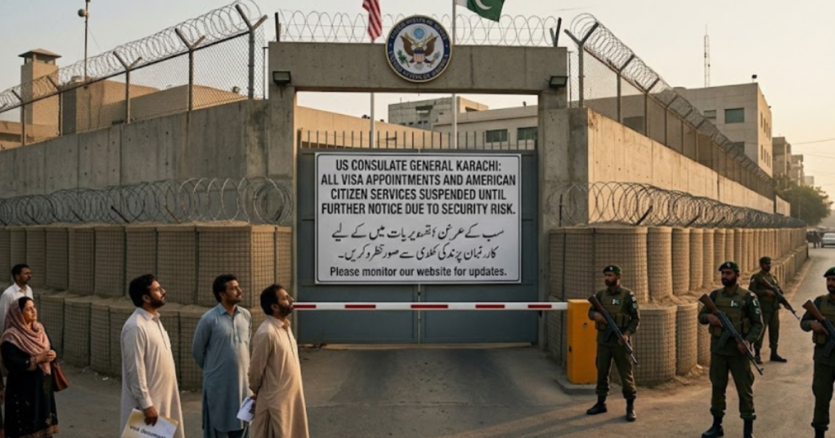 United States Suspends All Visa Appointments in Pakistan Amid Serious Security Concerns