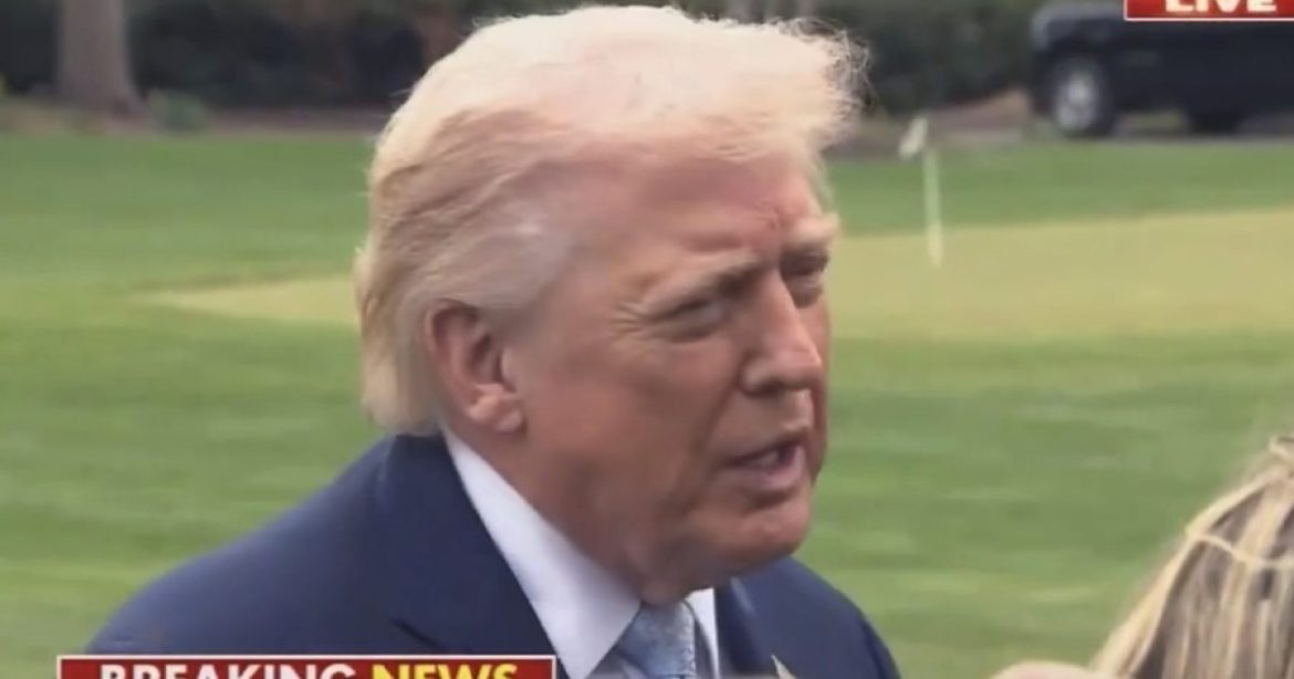 (VIDEO) Trump Asked About Potential Ground Troop Deployment to Iran, Says He Won’t Discuss His Plans but Points to Poll Claiming 100% Approval and 90% Support for War from MAGA