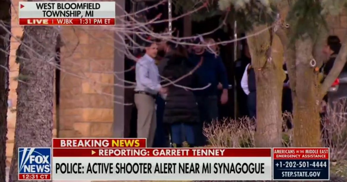 BREAKING: Driver Rams Car Into Temple Israel in Michigan, Opens Fire – UPDATE: GUNMAN DEAD: AP