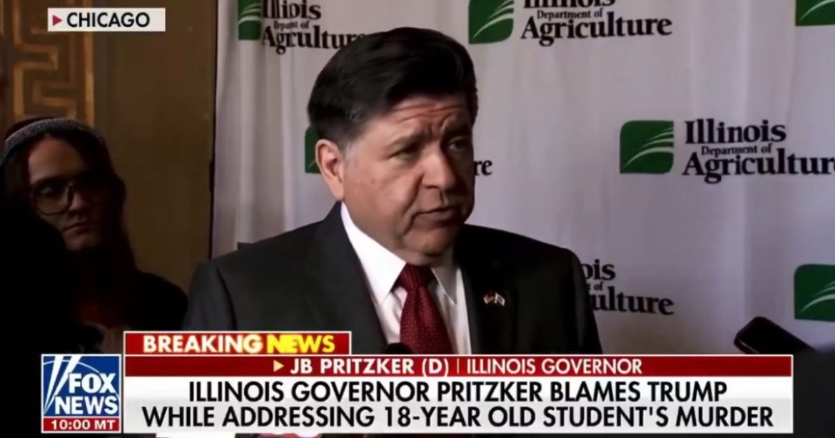 Pritzker Blames Trump Following Murder of Loyola University Student by Illegal Alien (VIDEO)