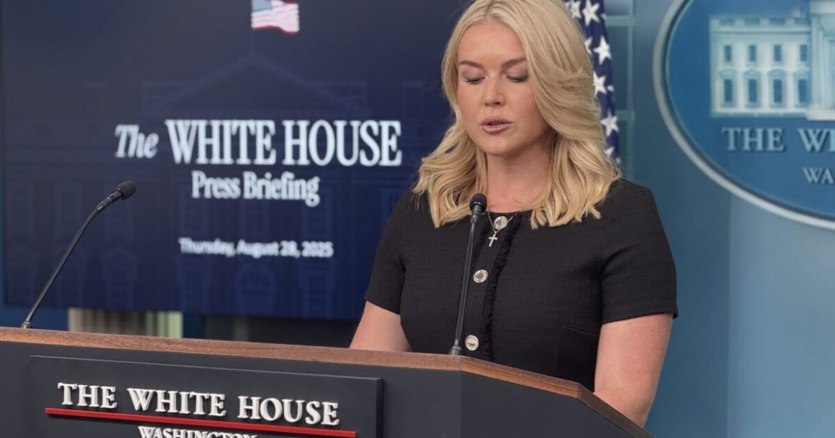 WATCH LIVE: Karoline Leavitt Delivers White House Press Briefing as Iran Operations Continue