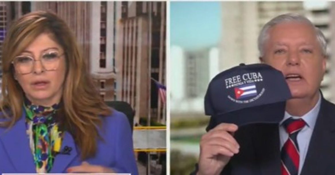 A Jubilant Lindsey Graham Goes Full NeoCon: “You See this Hat?…The Liberation of Cuba is Upon Us…Iran is Going Down and Cuba is Next!” (VIDEO)