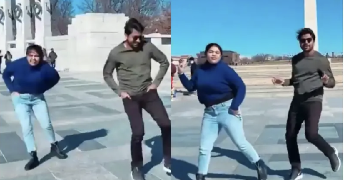 Disturbing: Couple Under Fire for Filming TikTok Dance at WW2 Memorial in DC (Video)
