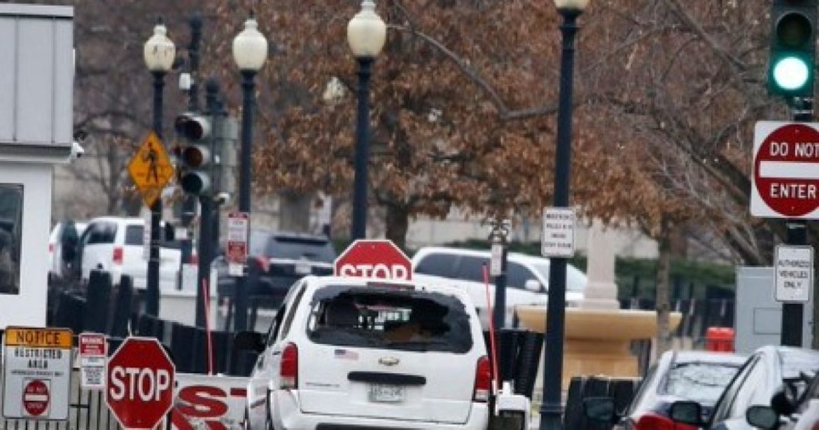 Van Smashes into White House Security Barricade – Driver in Custody