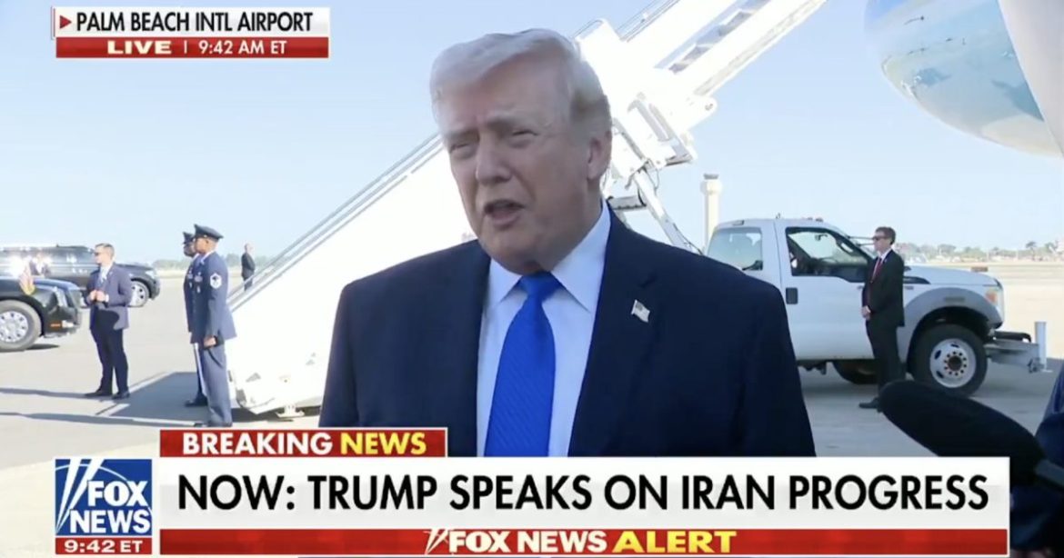 Trump Says Iran Counterpart Allegedly “Agrees” to No Nukes After Initiating Talks — Says U.S. Will Seize Enriched Uranium: “We’ll Go Down and Take It Ourselves”